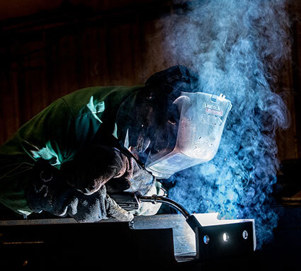 Man welding